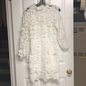 Lace mini dress